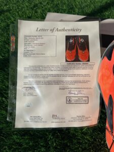 Luka Dončić double signed authenticated shoes size 11
