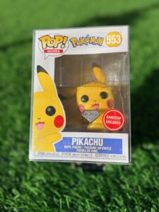 Video games and collectible Pikachu Funko Pop