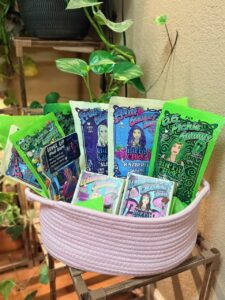 Hippy Chicks Basket: Gummies and functional mushroom chocolates plus non-infused items